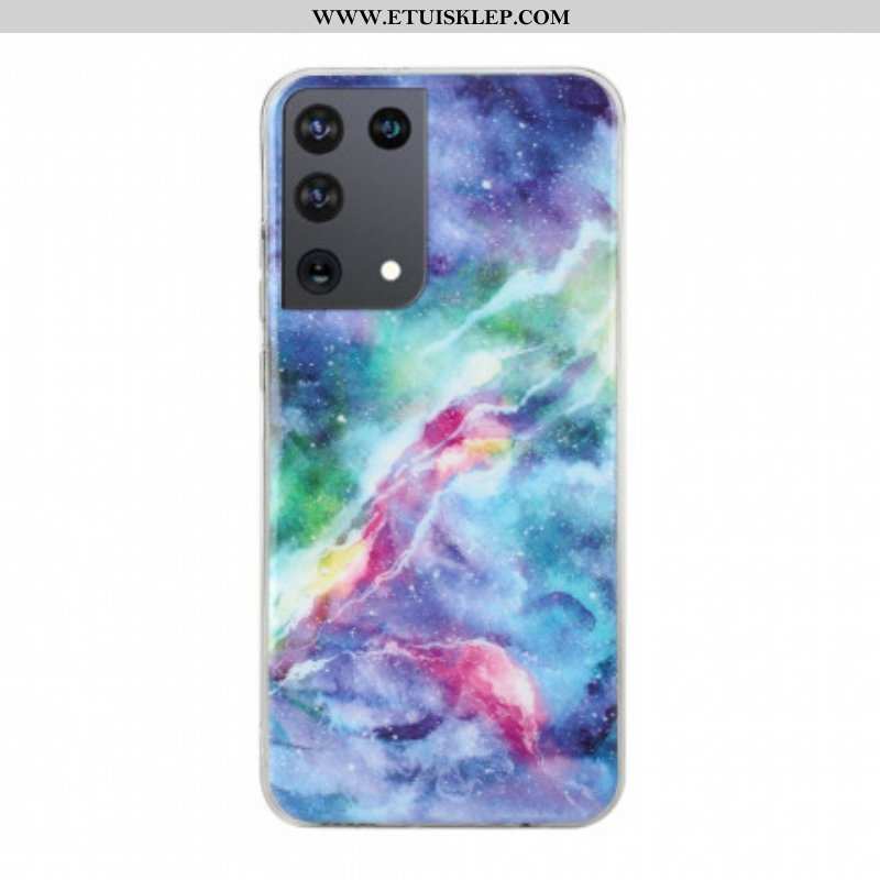 Etui do Samsung Galaxy S21 Ultra 5G Klasyczny Marmur